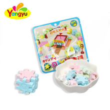 3D DIY Building Block Hard Boiled Sugar Sweets and Candy